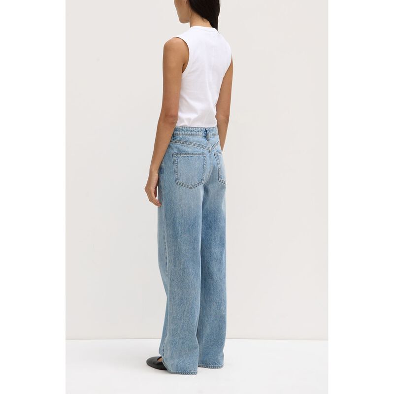 Assembly Label Womens Relaxed Jean Indigo Fade image number 1